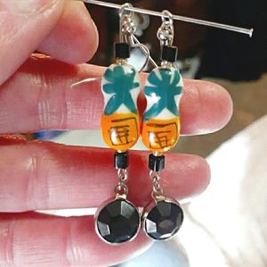Asian inspired earrings